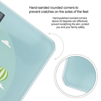 Custom Digital Body Weight Scale | Tempered Glass Bathroom Scale