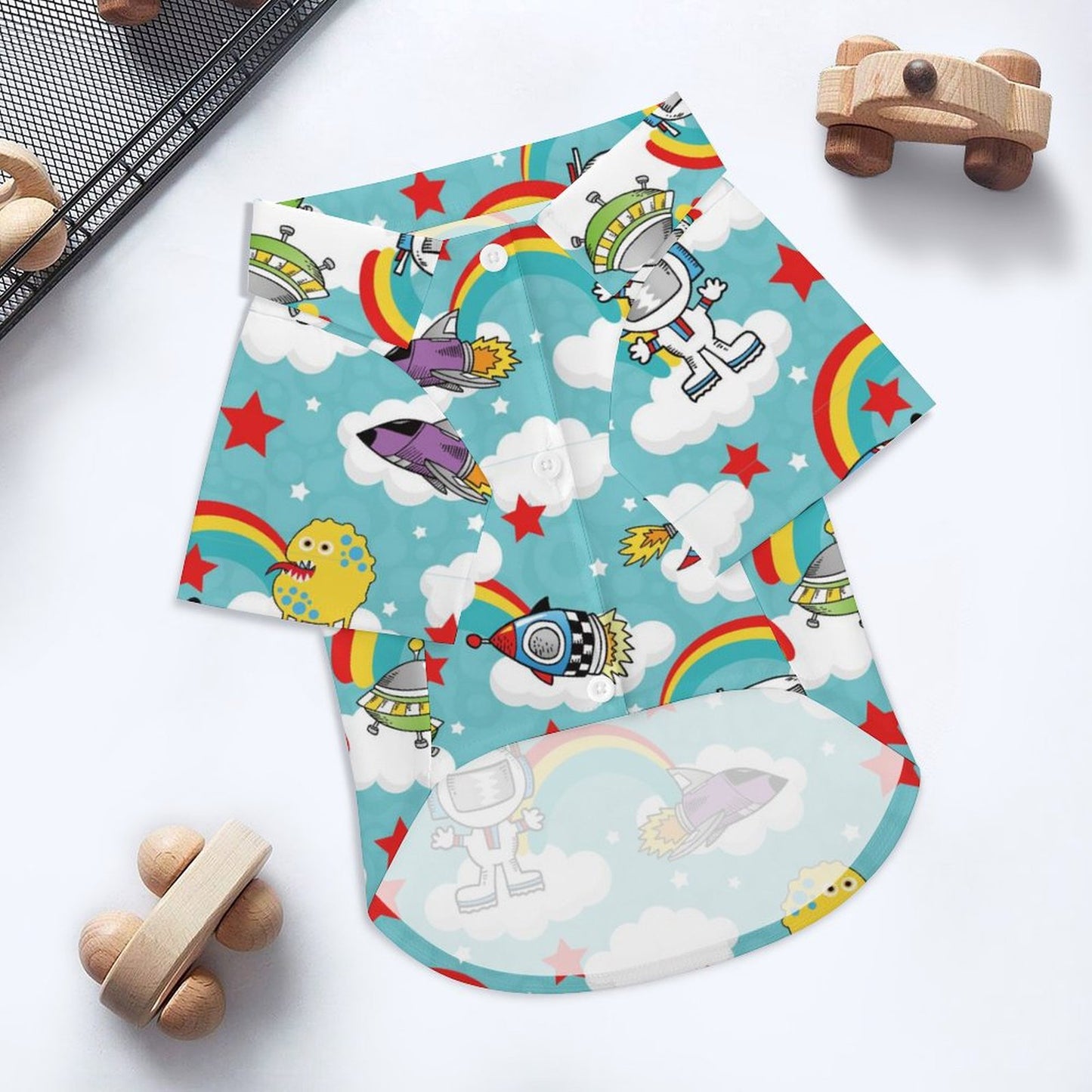 Custom Pet Shirt | Personalized Dog & Cat Button-Up with Your Photo