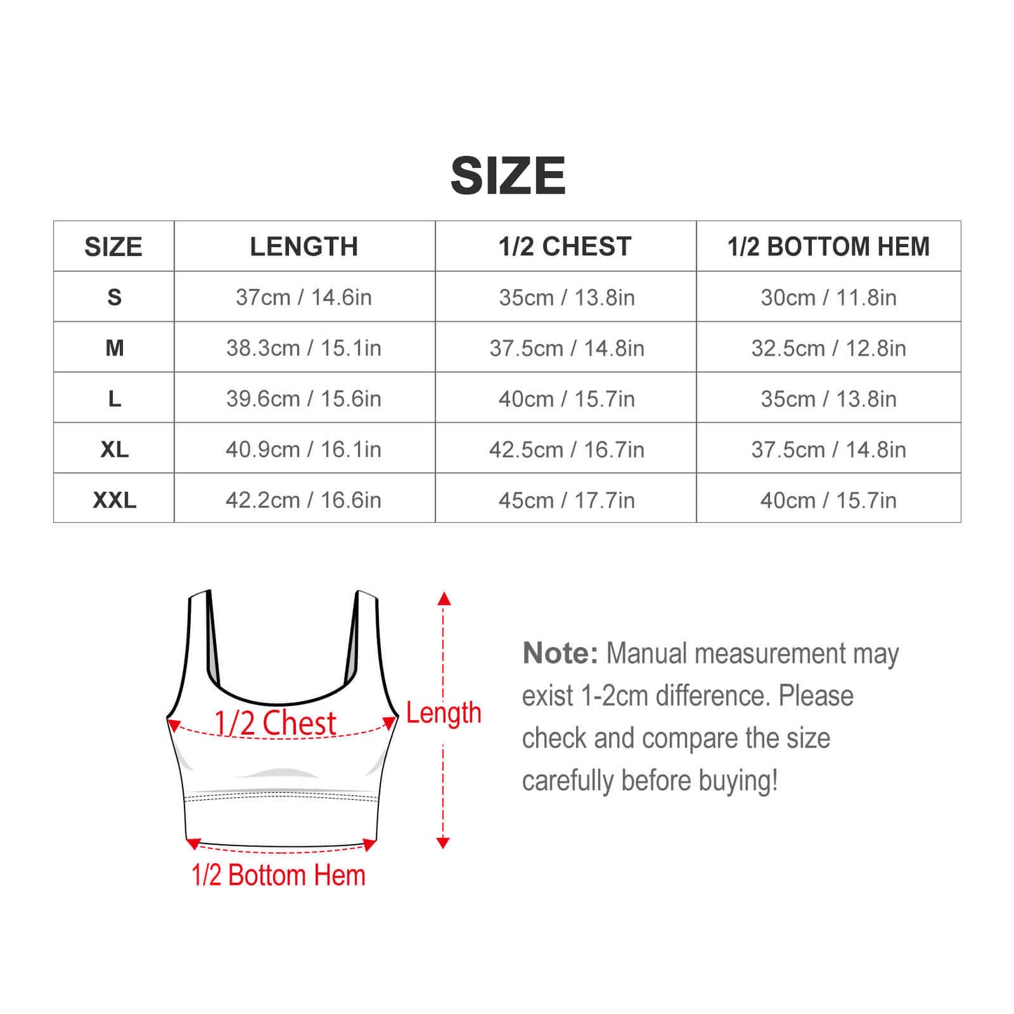 Custom Padded Sports Bra | Personalized U-Back Crop Top