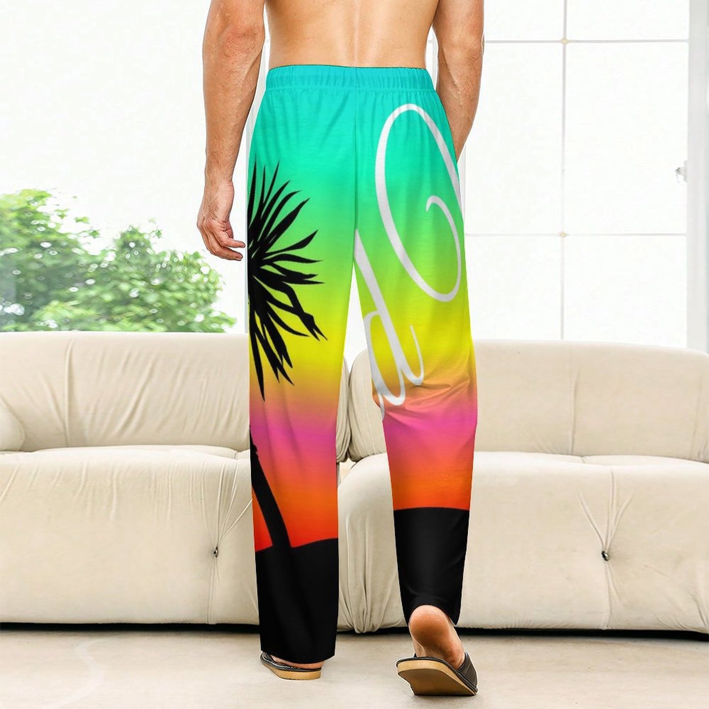 Custom Home Pajama Pants | Personalized All-Over Print Loungewear