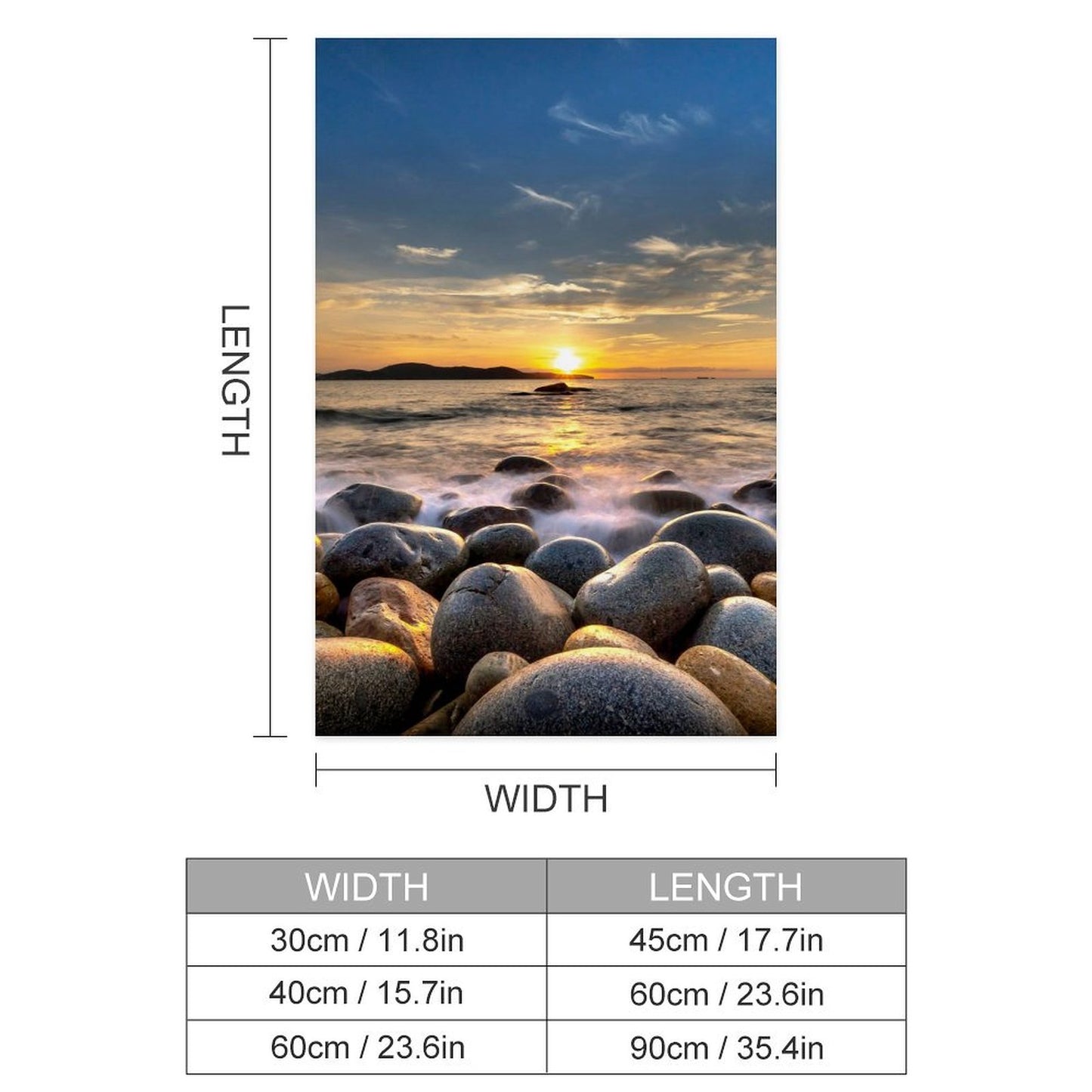 For Renters & Dorms | Custom Peel and Stick Vertical Posters