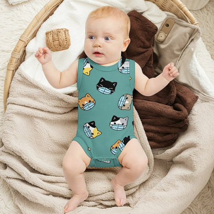 Custom Baby Romper | Personalized Sleeveless Bodysuit