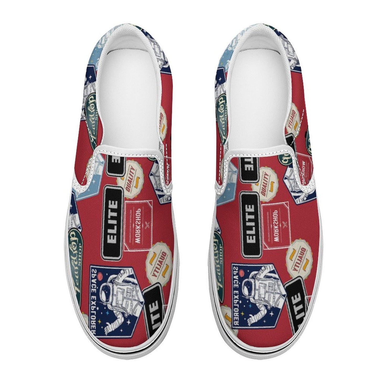 Custom Slip-On Canvas Shoes | Personalized Loafers for Men & Women