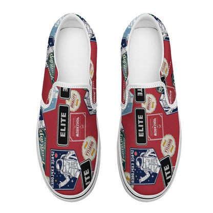 Custom Slip-On Canvas Shoes | Personalized Loafers for Men & Women