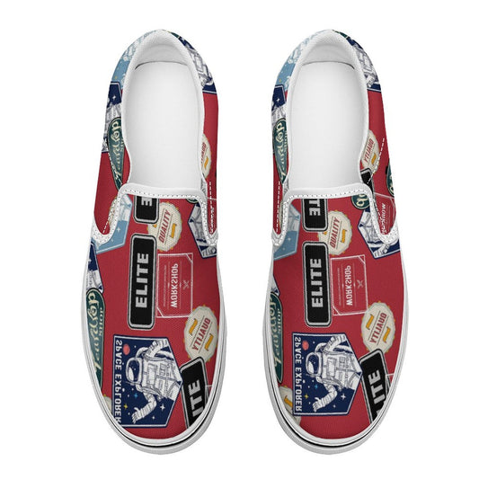 Custom Slip-On Canvas Shoes | Personalized Loafers for Men & Women