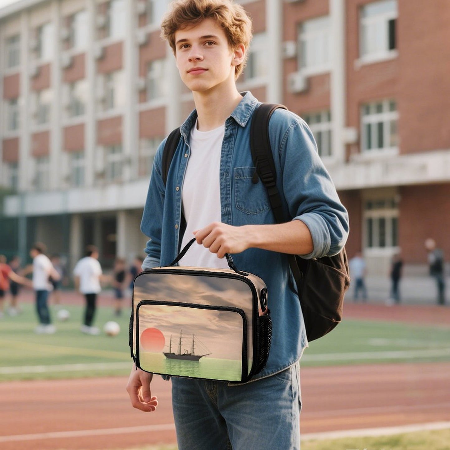 Custom Insulated Lunch Bag | Personalized Large Capacity Meal Tote