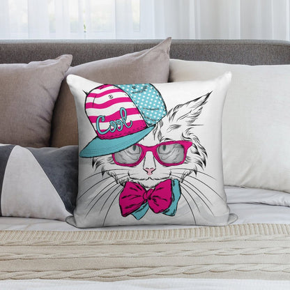 Custom Plush Pillow Covers (Set of 2) | Personalized Soft Throw Pillow Cases | Photo & Text