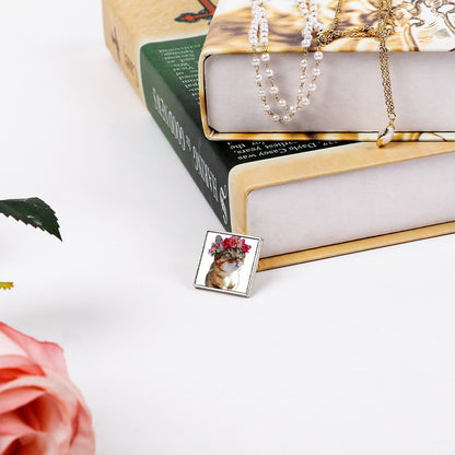 Custom Printed Mini Square Metal Lapel Pin