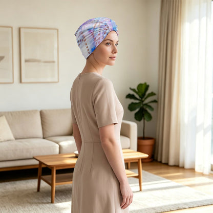 Custom Slouchy Beanie - Stretch Fleece Hat for Everyday Wear and Outdoor Activities