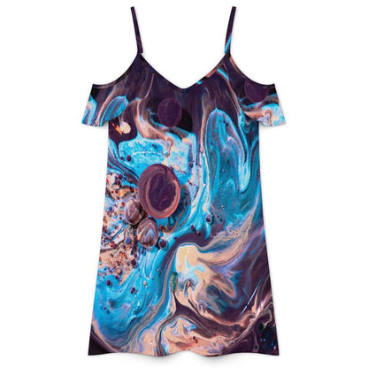 Women’s High Waist Elastic Milk Silk Skirt with Gathered Waist and Custom Heat Transfer Print