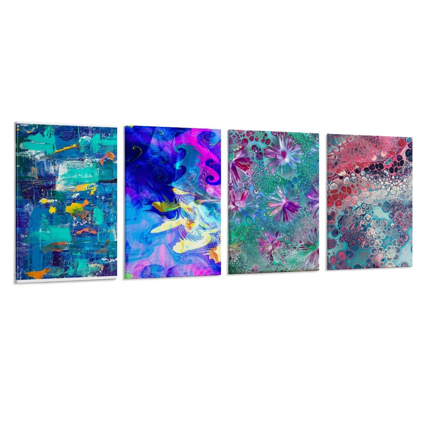 4 Piece Custom Canvas Wall Art Set | Turn Your Photos into a Gallery