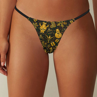 Custom Women's Photo Thong | Personalized Yoga Fabric Panty Gift