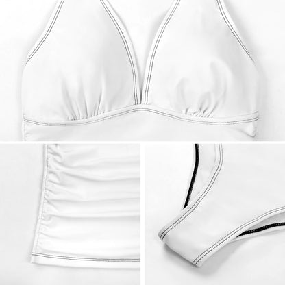 Custom Loose Fit Tankini Set | Modest Two-Piece Swim Dress