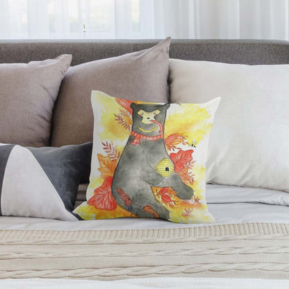 Custom Photo Pillow Cover 18x18 | Personalized Plush Cushion Case
