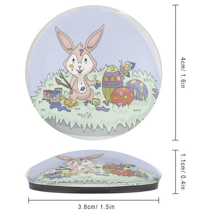 Custom Glass Photo Magnets | 3D Crystal Cabochon Fridge Decor