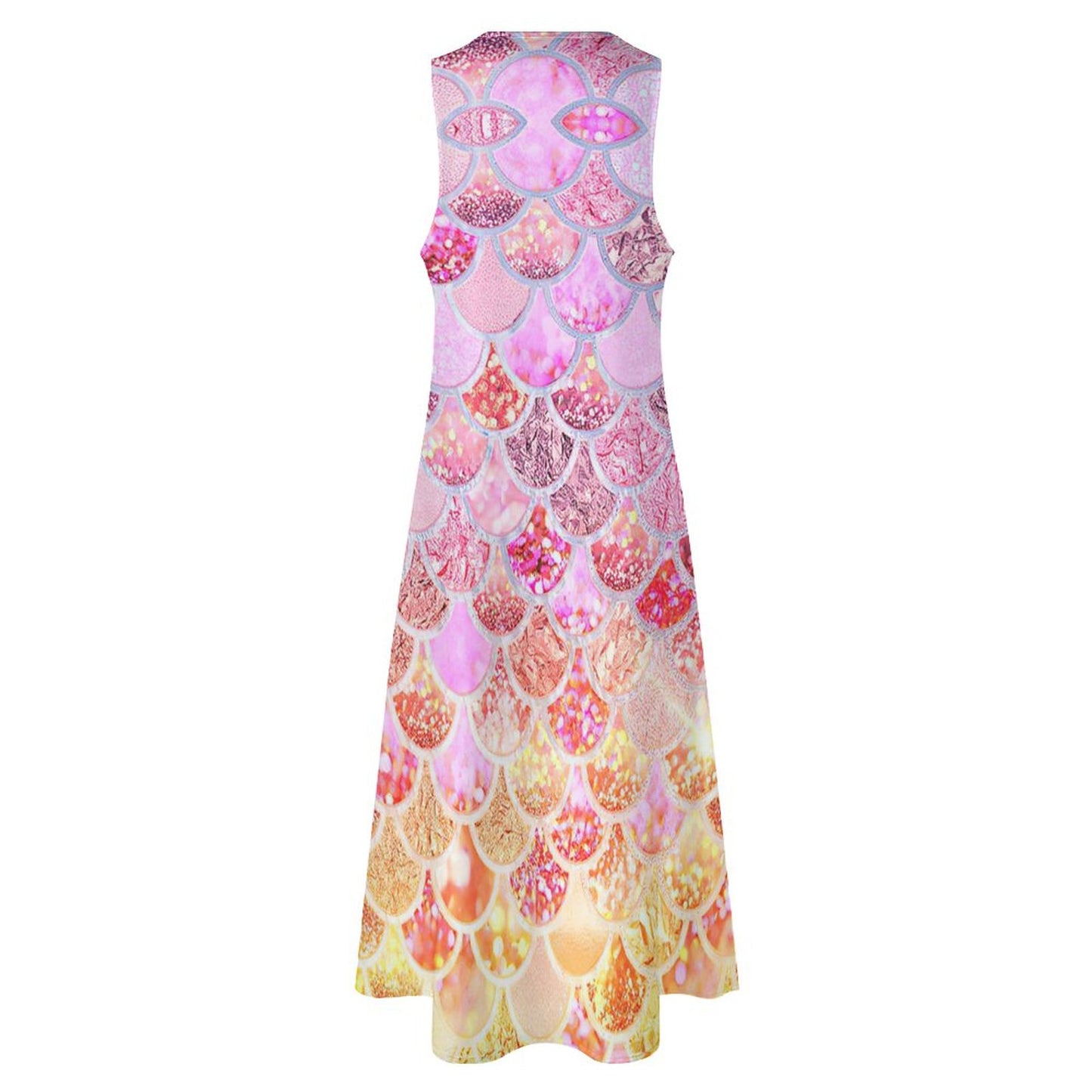 Custom Sleeveless Slim-Fit Maxi Dress | Elongating Column Gown