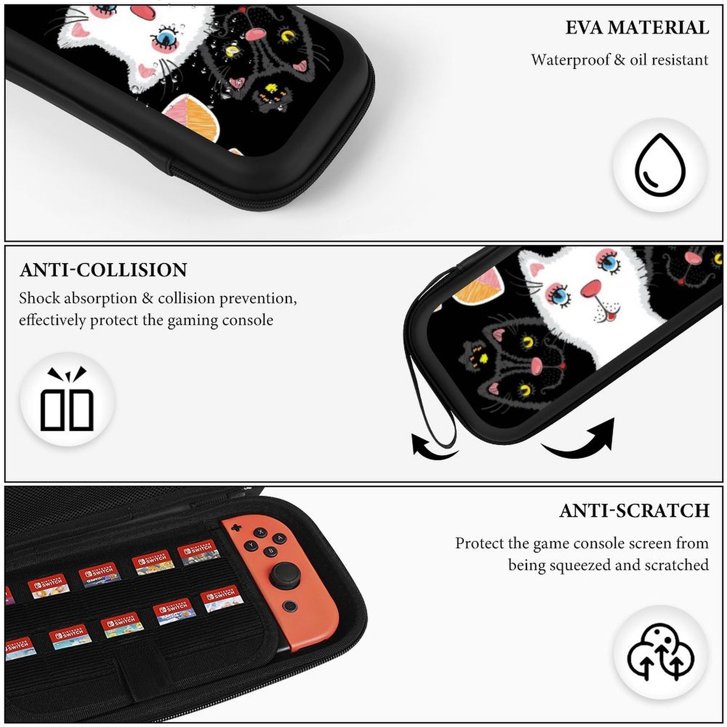 Custom Switch 2 Case | Hard EVA Travel Pouch & Organizer
