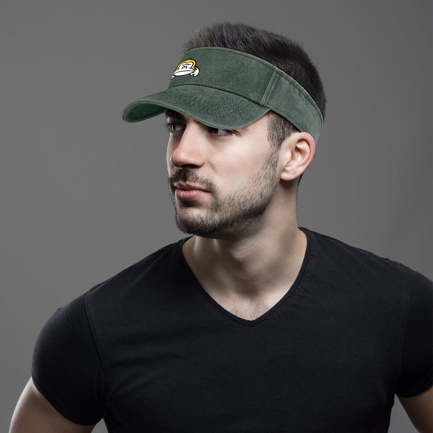 Custom Denim Visor | Personalized Logo Sun Hats for Teams & Golf