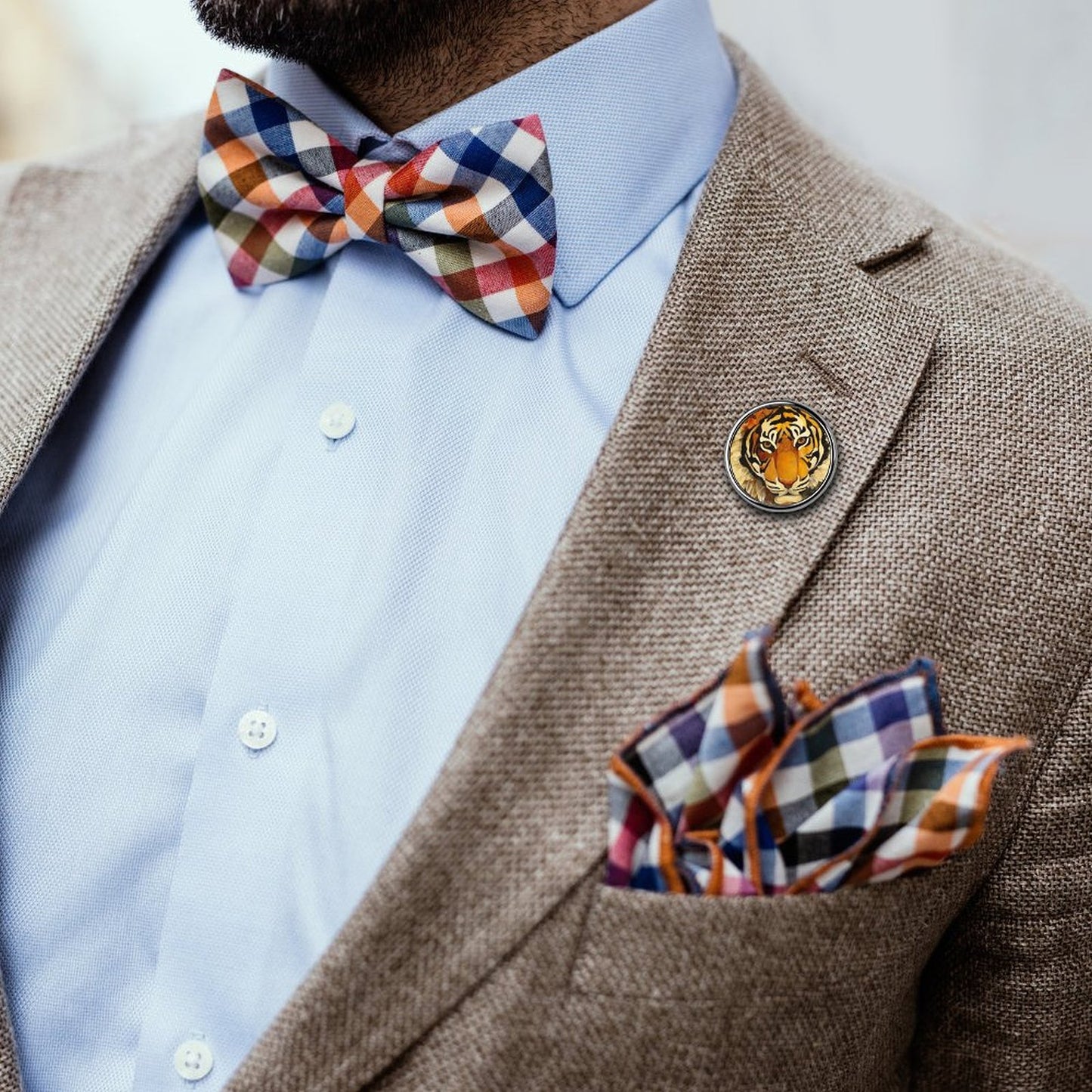 Custom Printed Classic 1-Inch Round Metal Lapel Pin