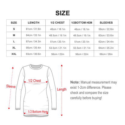 Custom Print T-Shirt Dress | Design Your Own Long Sleeve Dress