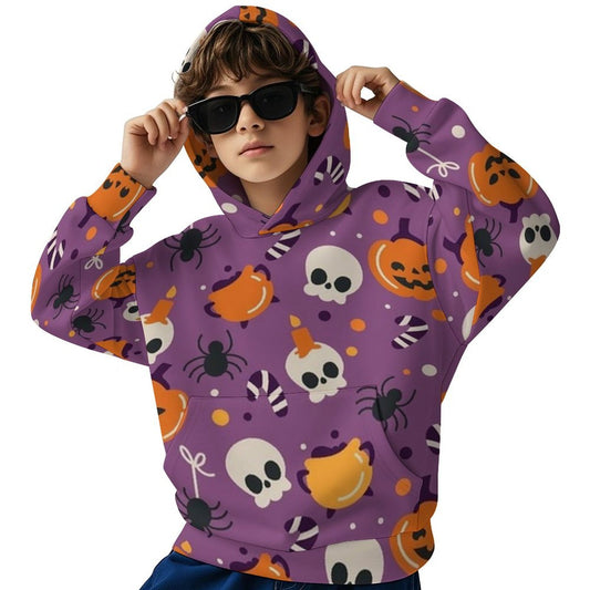 Custom Kids Hoodie with Photo | Personalized No-Drawstring Sweatshirt