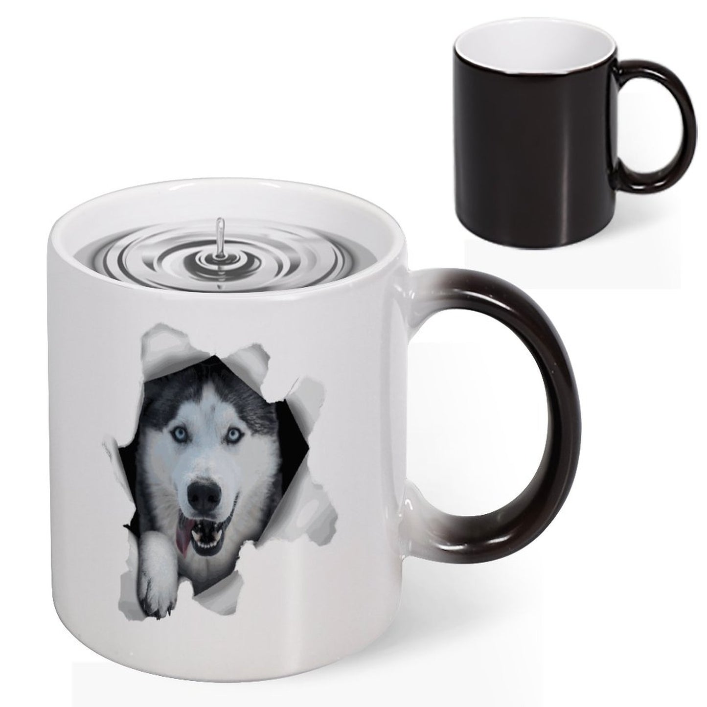 Custom Heat Sensitive Color Changing Magic Photo Mug | 12oz Surprise Gift