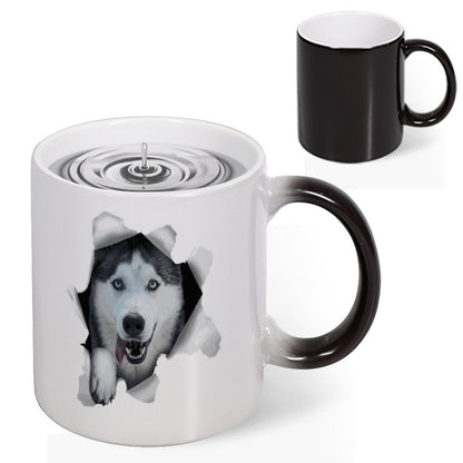 Custom Heat Sensitive Color Changing Magic Photo Mug | 12oz Surprise Gift