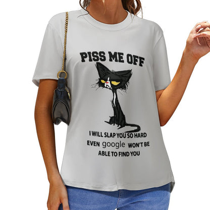 Women's Custom All-Over Print T-Shirt | Soft Cotton-Feel Fabric