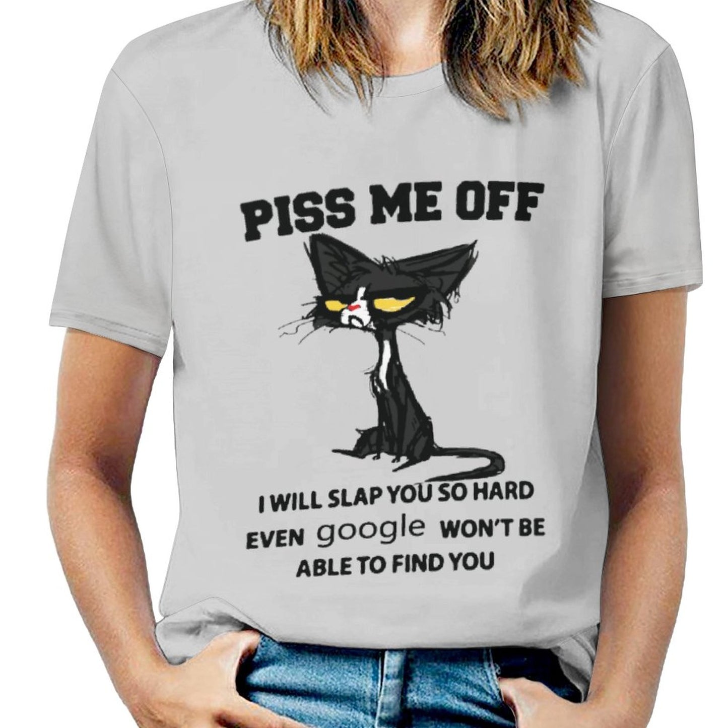 Women's Custom All-Over Print T-Shirt | Soft Cotton-Feel Fabric