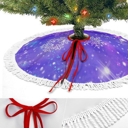Design a Custom Reversible Tree Skirt | Tasseled & Waterproof