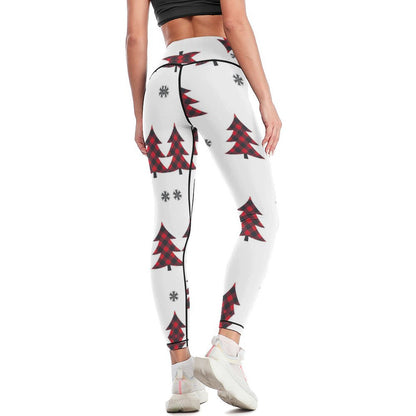 Custom High-Waisted Yoga Leggings | Milk Silk Contour Tights (S-2XL)