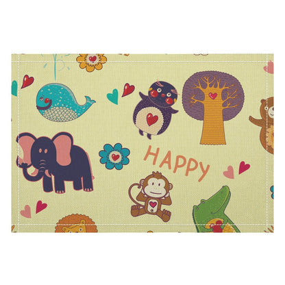 Custom Linen Placemats | Personalized Dining & Wedding Table Decor