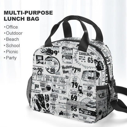 Custom Insulated Crossbody Lunch Bag | Hands-Free Adjustable Tote
