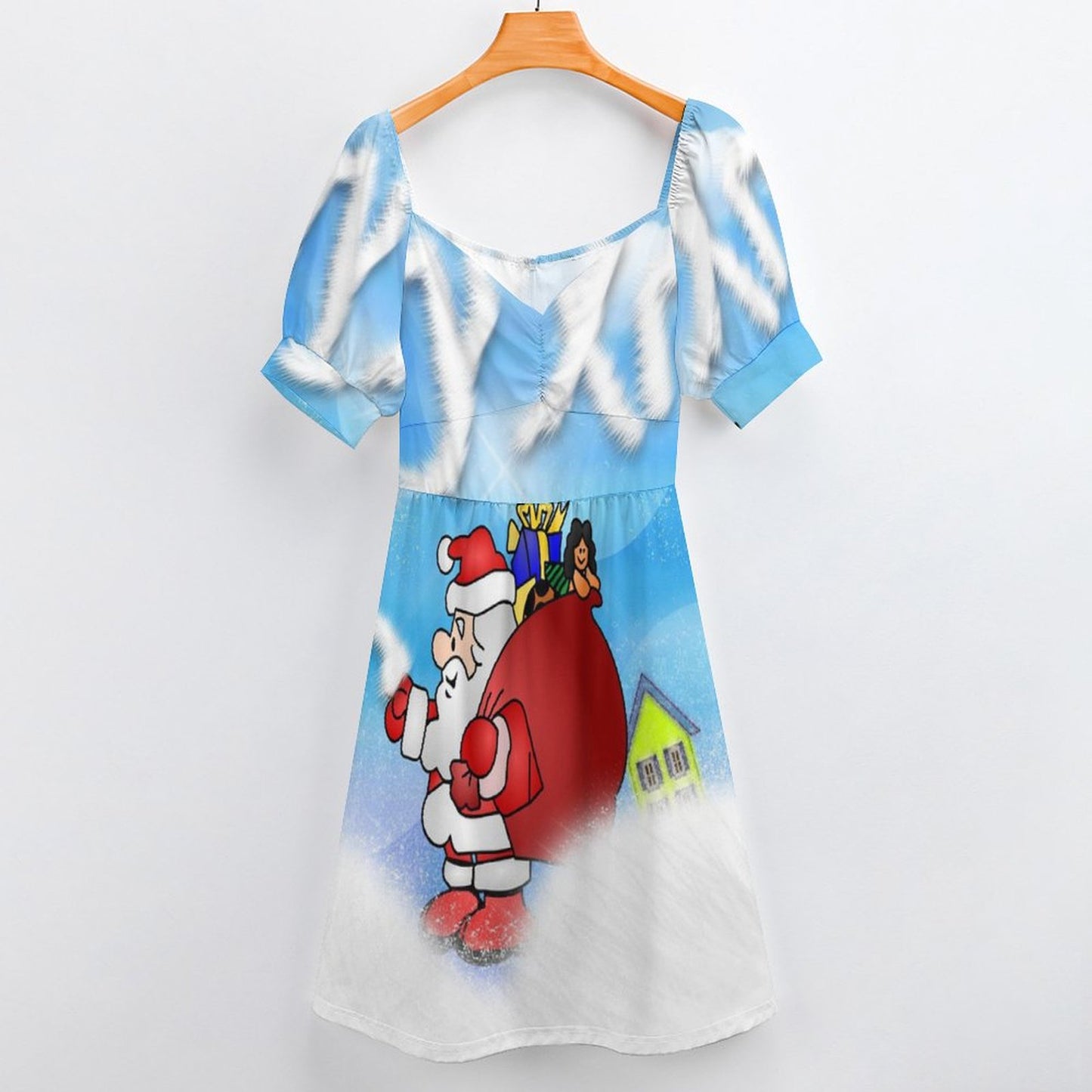 Custom Sweetheart Dress | Personalized Photo A-Line Mini Dress