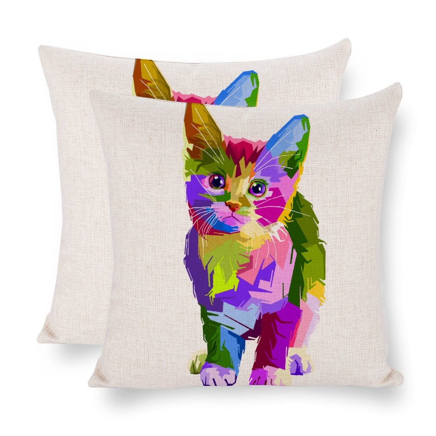 Custom Cotton Linen Throw Pillow Covers: Personalized Farmhouse Decor