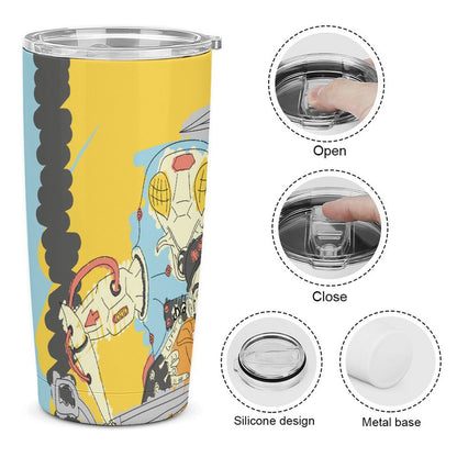Custom All-Print 304 Stainless Steel Car Cup | Personalized Travel Mug