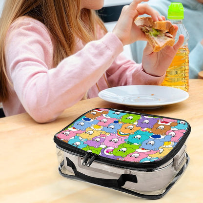 Custom Clear PVC Organizer Bag Set 2-Piece — UV-Printed Personalized Transparent Pouch Set