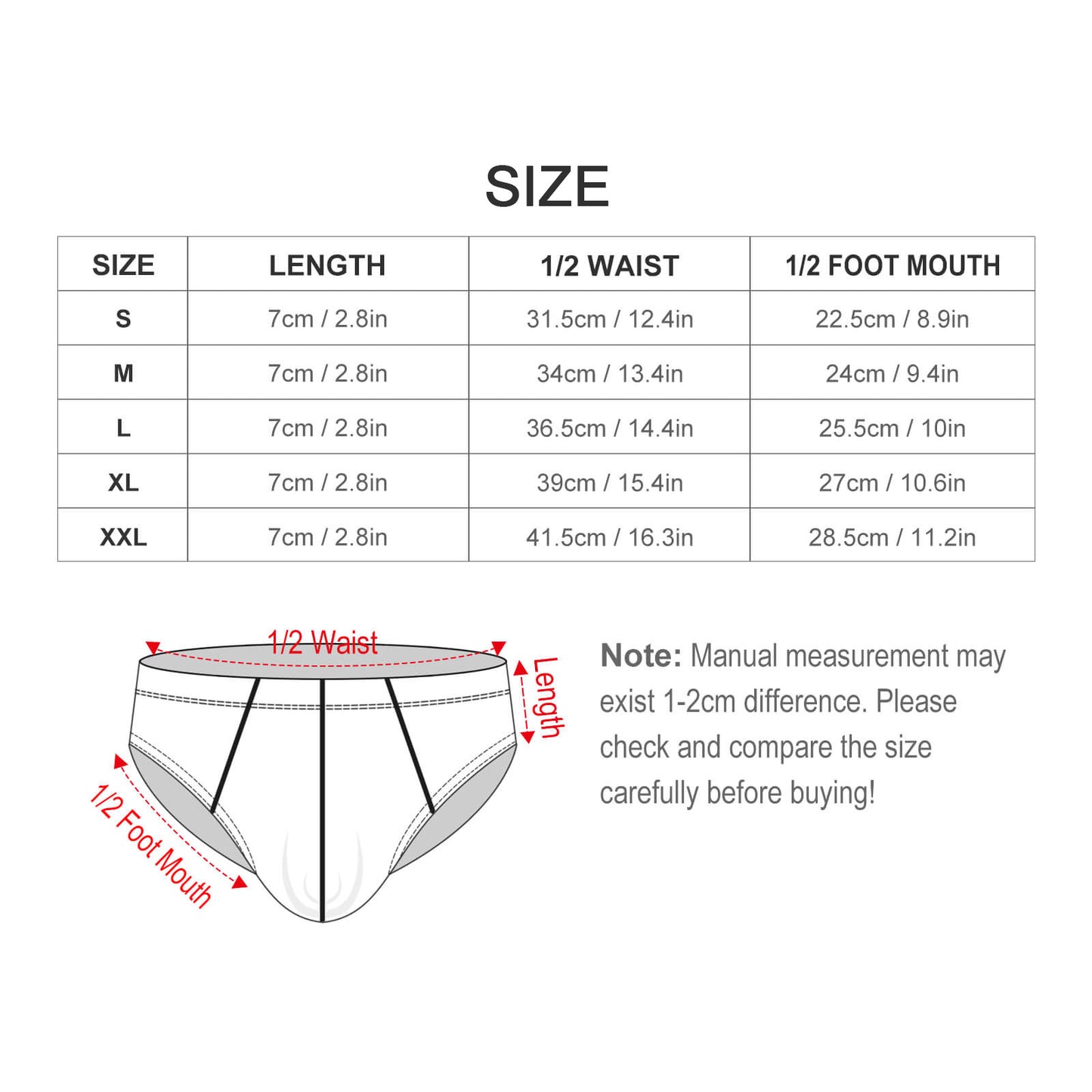 Custom Men's Trunks | Personalized Low-Rise Photo Underwear