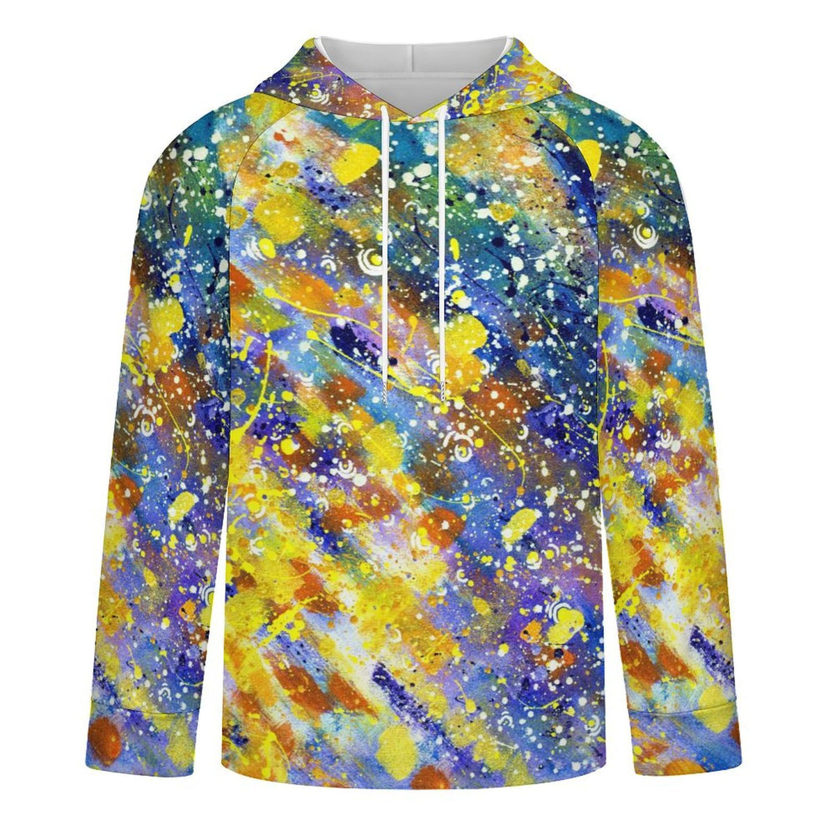 Men's Raglan Sleeve Pullover Hoodie with Custom Print