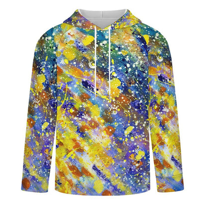 Men's Raglan Sleeve Pullover Hoodie with Custom Print