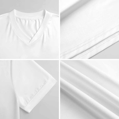 Custom Football Jersey | Personalized Men's V-Neck Soccer T-Shirt