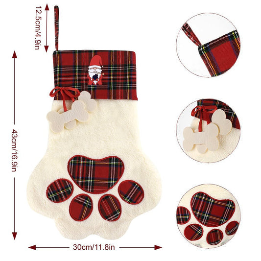 Create a Custom Dog Christmas Stocking | Your Pet's Photo & Name