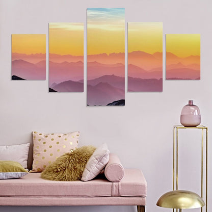 5 Panel Custom Canvas Wall Art | Turn Your Photo into a Split Masterpiece