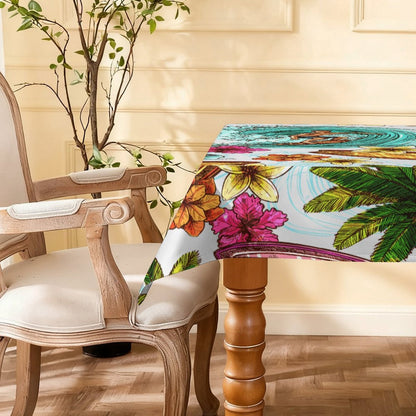 Custom Square Tablecloth | Waterproof Oxford Table Cover