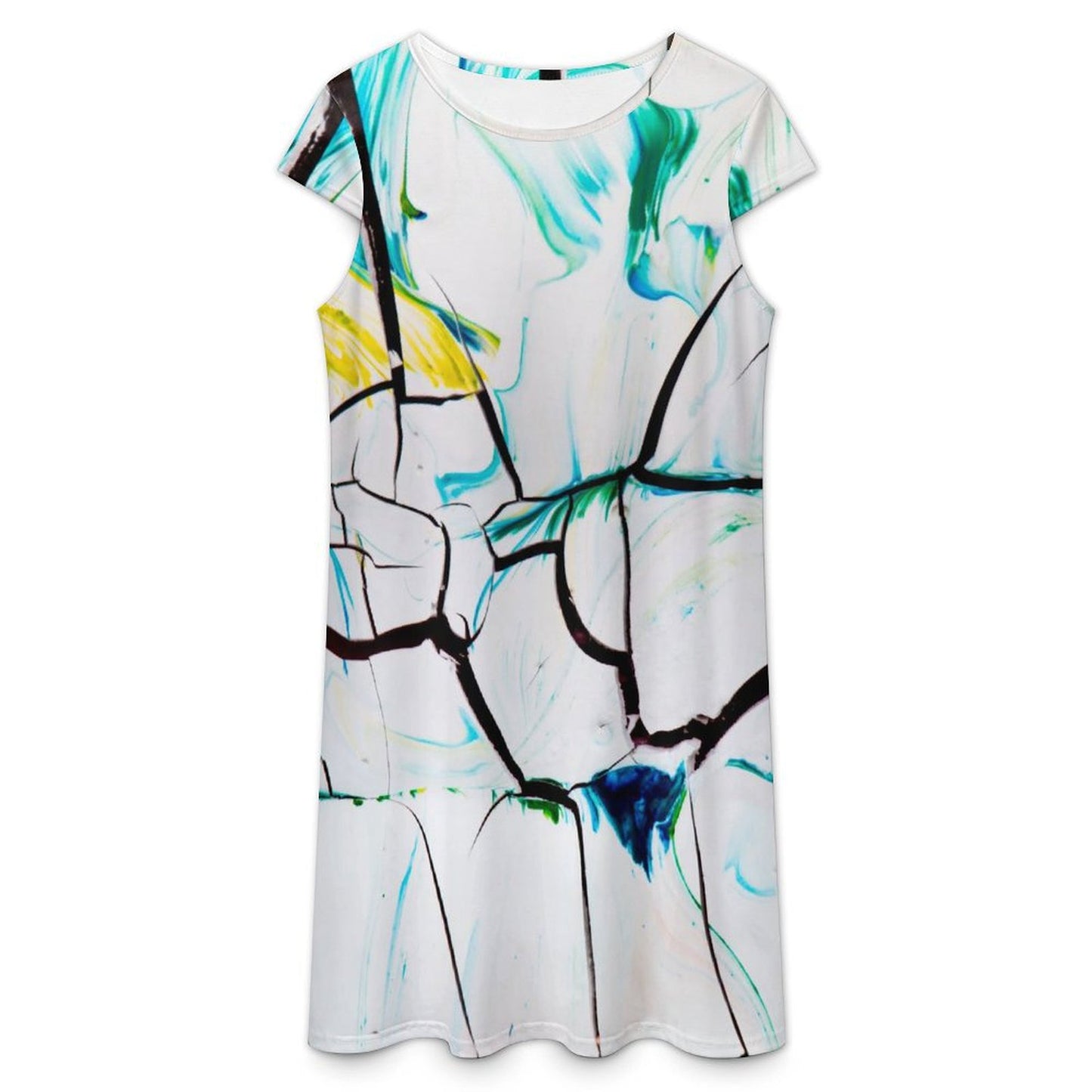 Custom Women's Sleeveless Dress | Personalized Photo Midi Dress