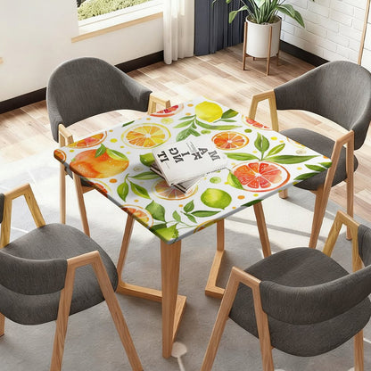 Custom Fitted Square Tablecloth for Patio, Dining & Events