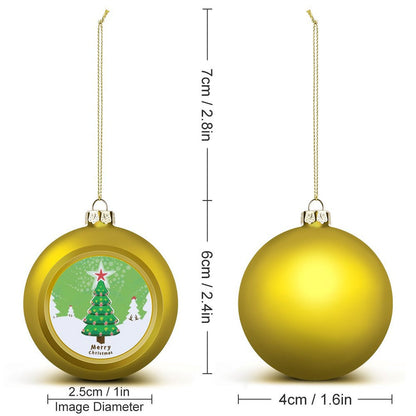 Create Small Custom Ornaments | Your Photo on 4cm Mini Baubles