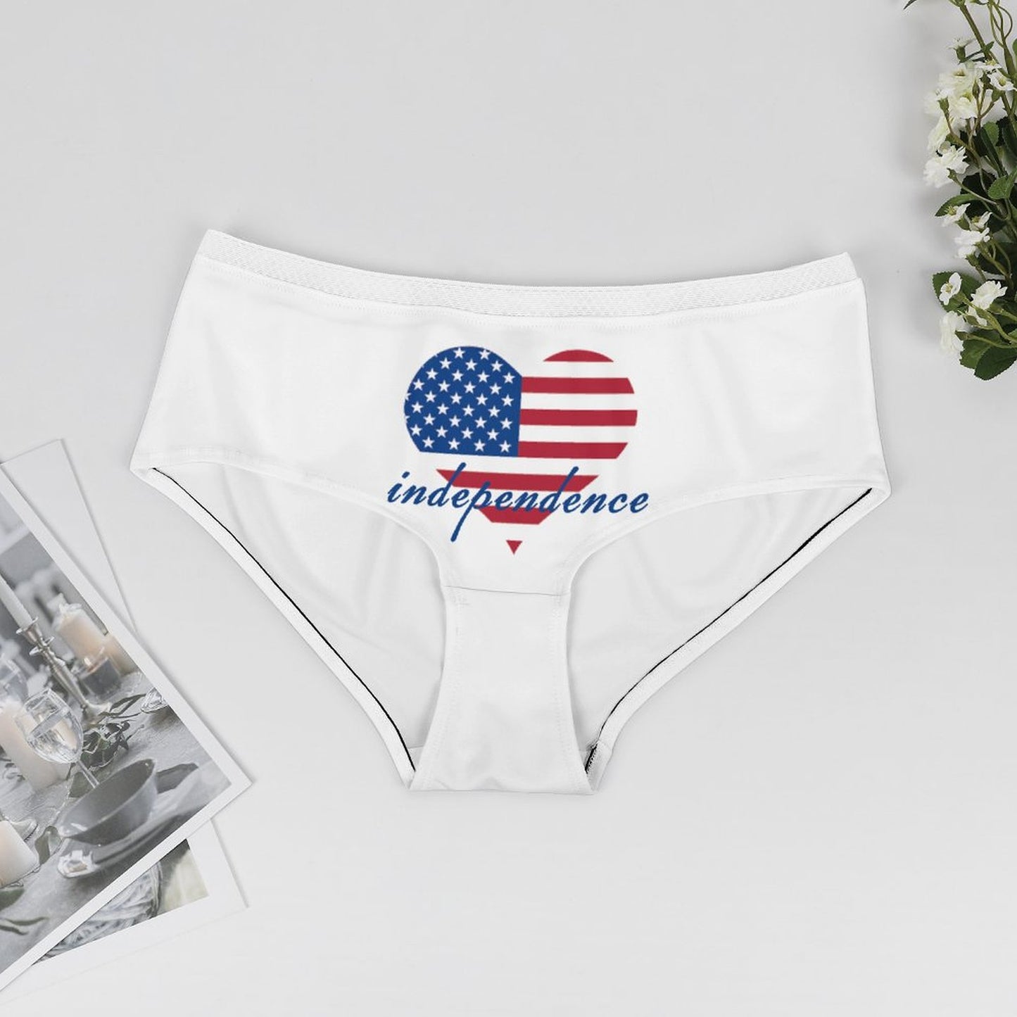 Custom Lace Panties for Her | Personalized Photo Underwear Gift