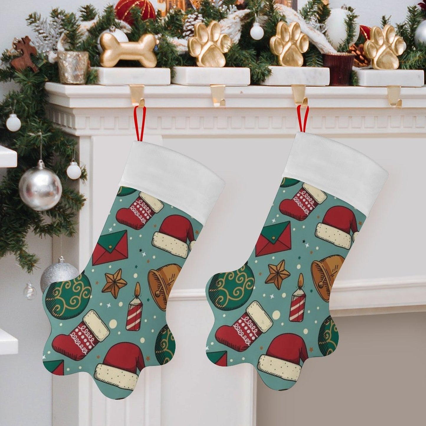 Personalized Dog Stocking | Custom Pet Photo Christmas Decor