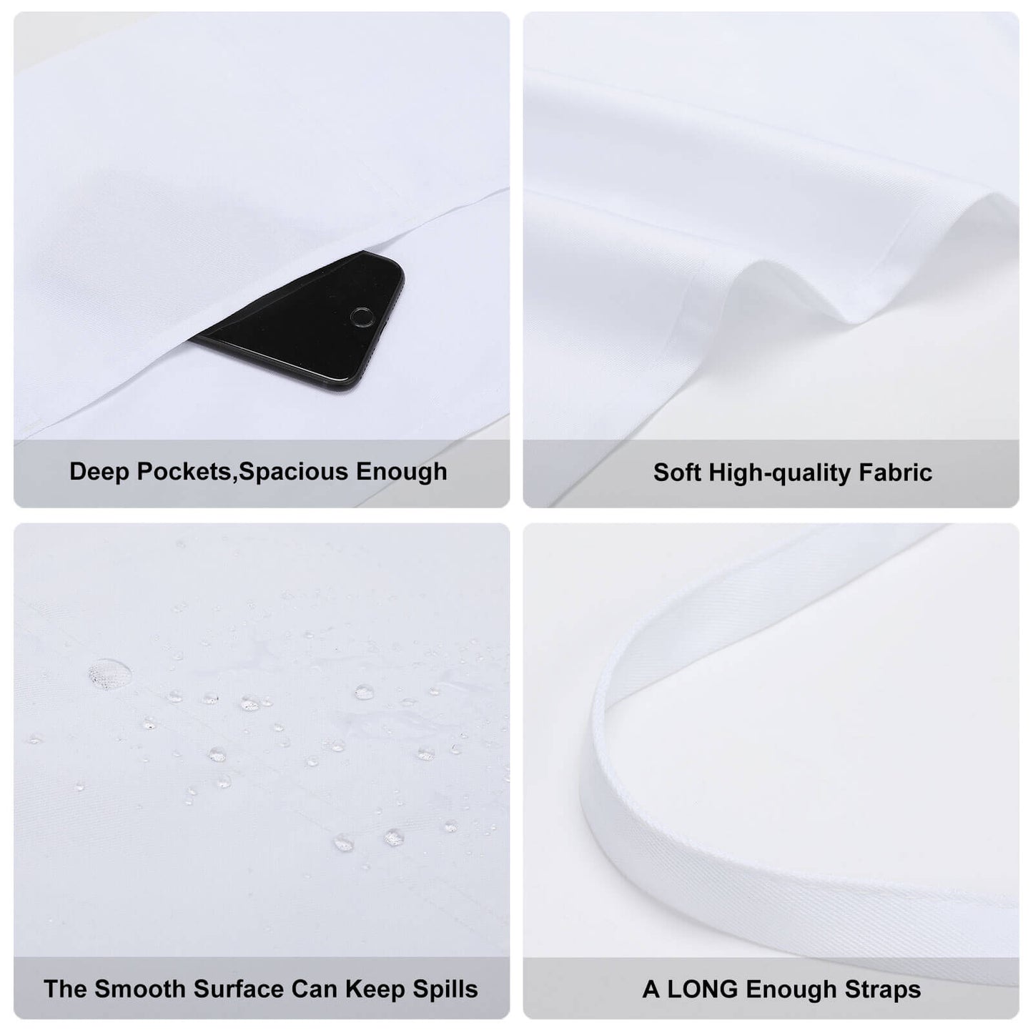 Custom Waist Apron with Pockets | Personalized Server & Barista Apron